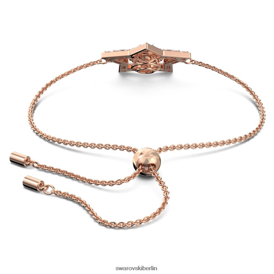Swarovski Stella-Armband Mischschliffe, Stern, weiß, rosévergoldet Schmuck HLT448524