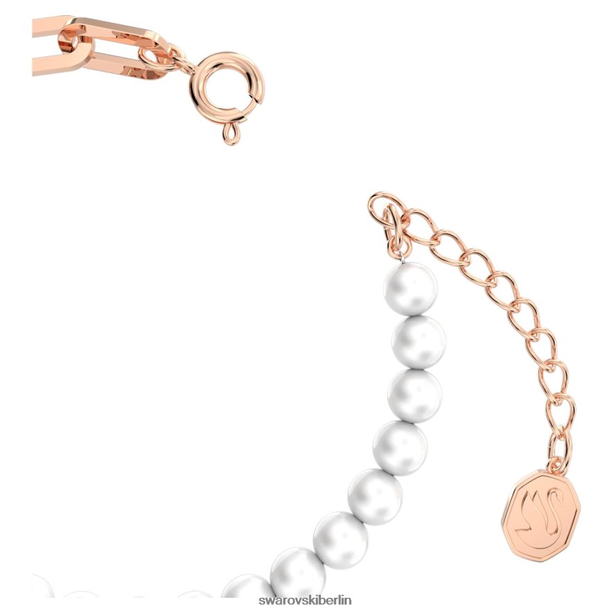 Swarovski Stella-Armband Pavé, Stern, weiß, rosévergoldet Schmuck HLT448511