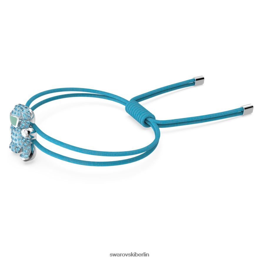 Swarovski Teddy-Armband Bär, blau, rhodiniert Schmuck HLT448538