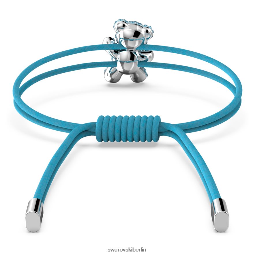 Swarovski Teddy-Armband Bär, blau, rhodiniert Schmuck HLT448538