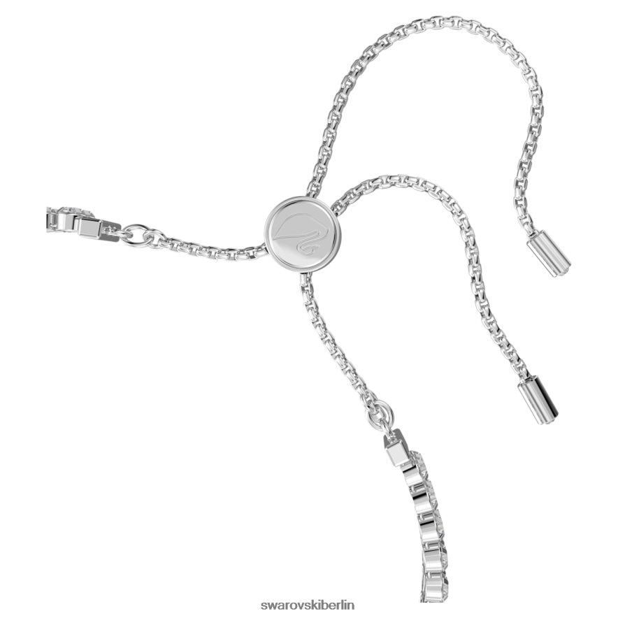 Swarovski dezentes Armband Rundschliff, weiß, rhodiniert Schmuck HLT448474