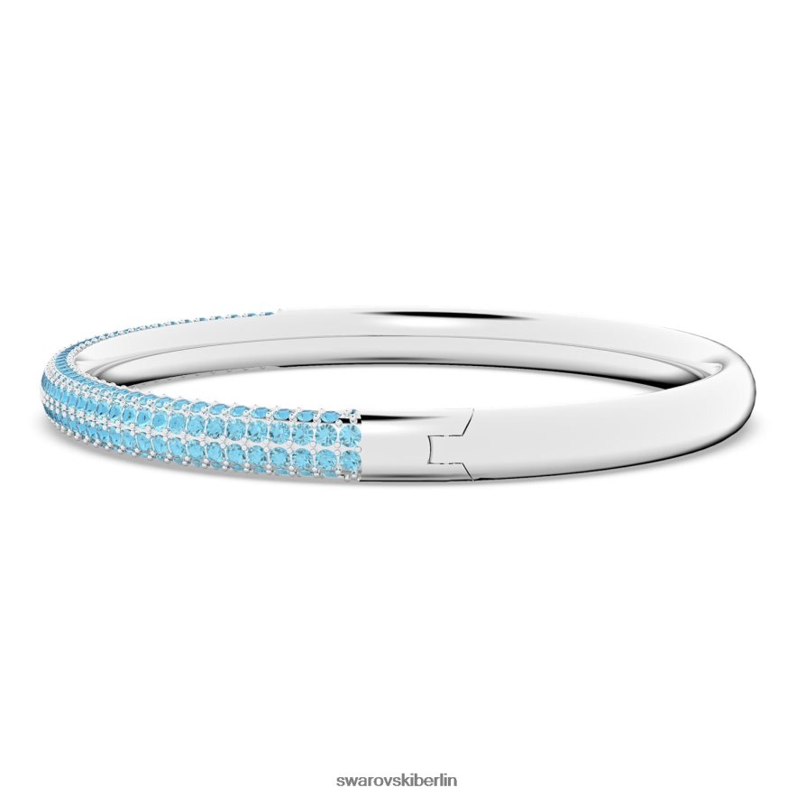 Swarovski Armreif aus Stein blau, Edelstahl Schmuck HLT448615