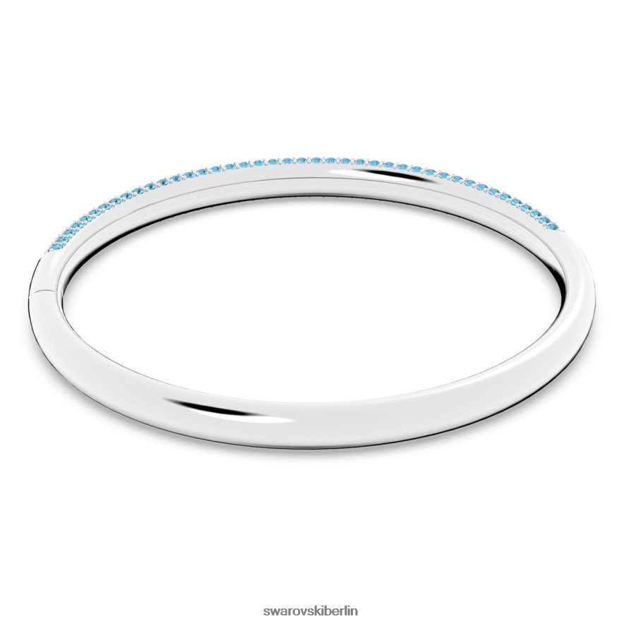Swarovski Armreif aus Stein blau, Edelstahl Schmuck HLT448615