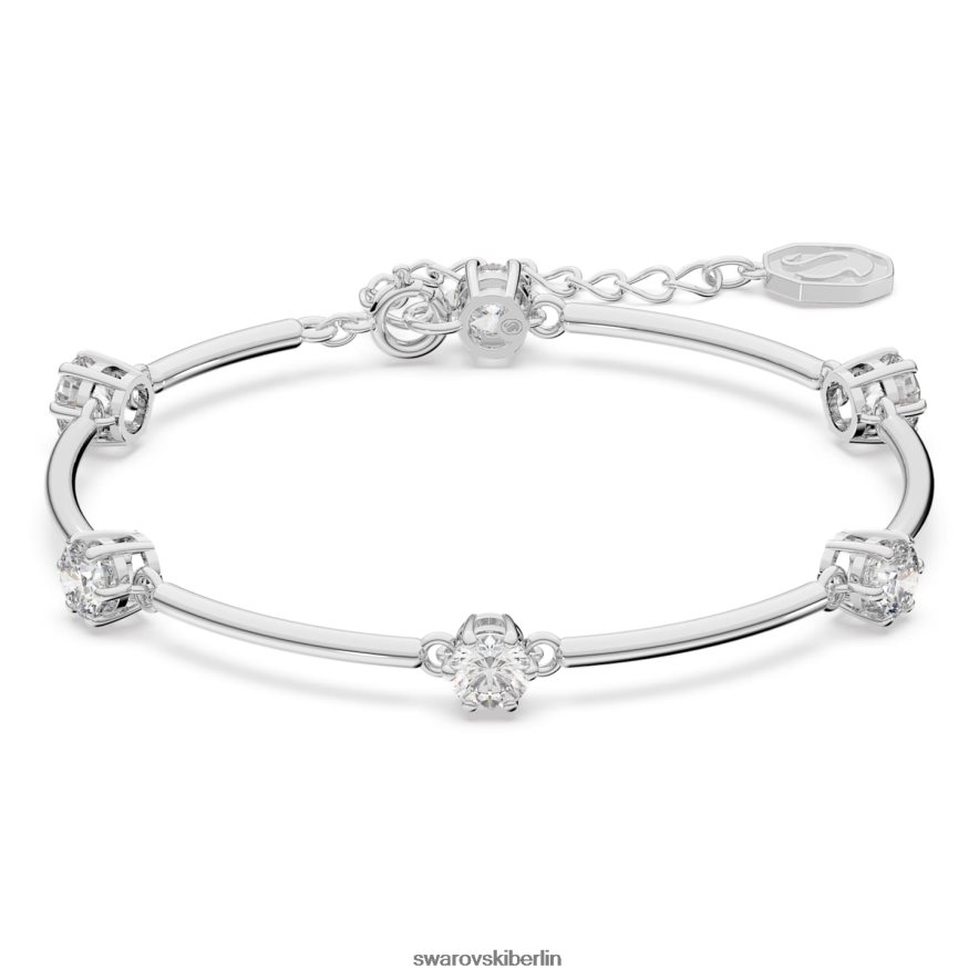 Swarovski Constella-Armreif Rundschliff, weiß, rhodiniert Schmuck HLT448485