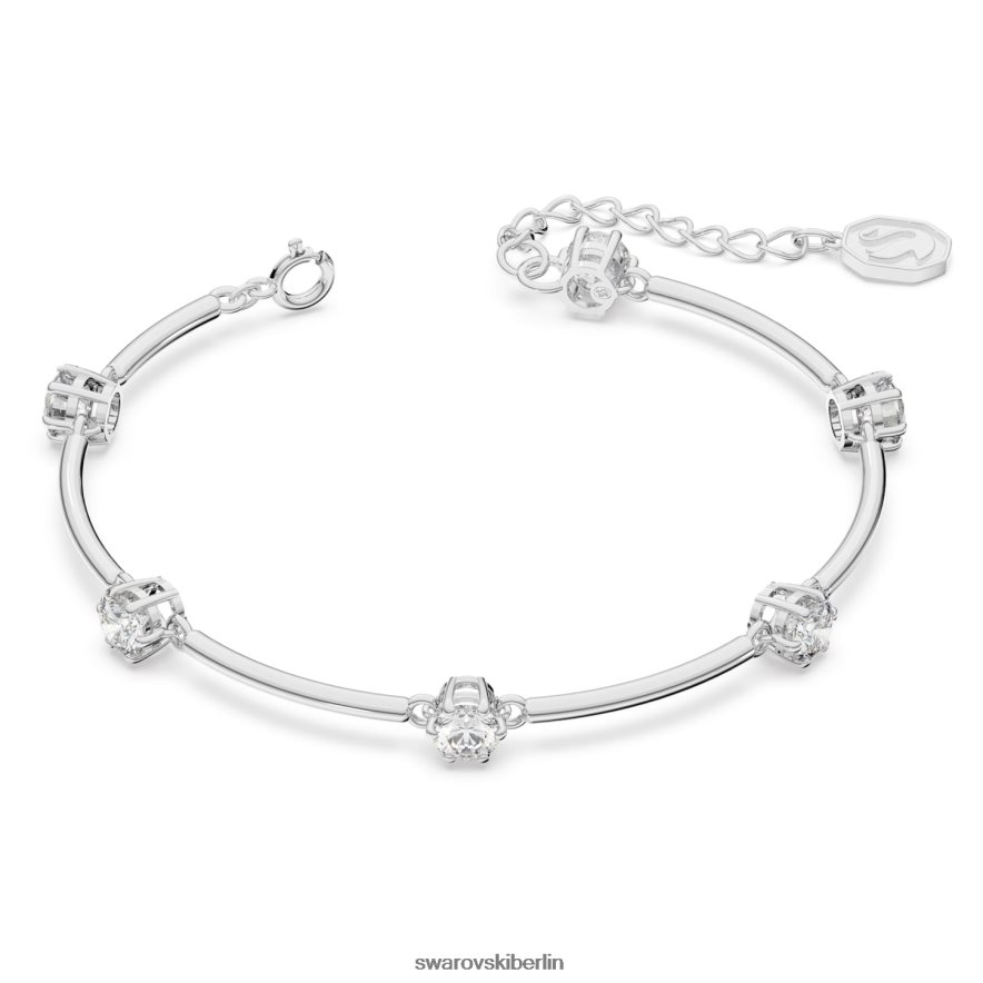 Swarovski Constella-Armreif Rundschliff, weiß, rhodiniert Schmuck HLT448485