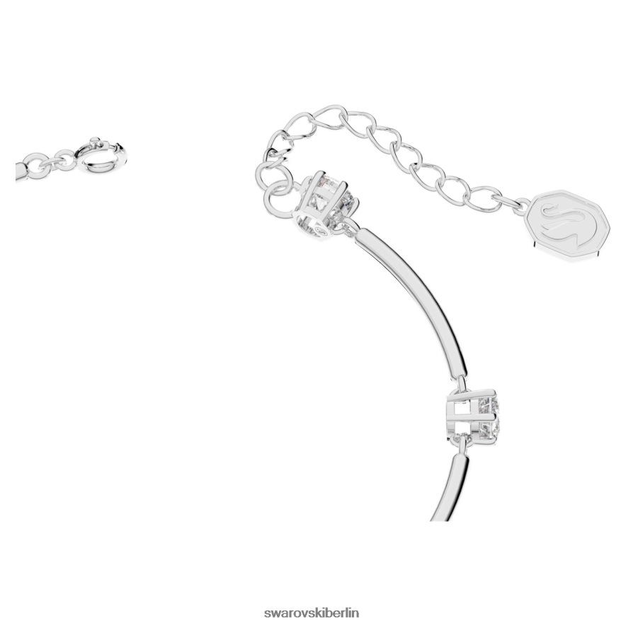 Swarovski Constella-Armreif Rundschliff, weiß, rhodiniert Schmuck HLT448485