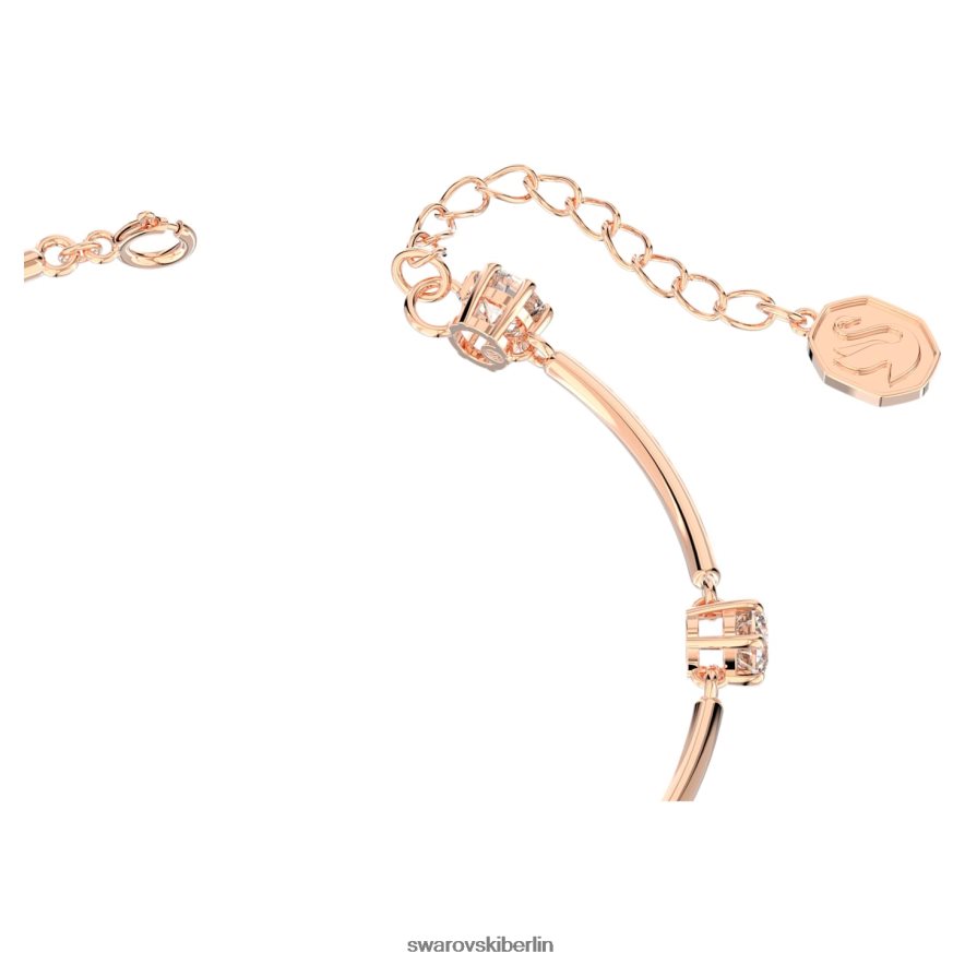Swarovski Constella-Armreif Rundschliff, weiß, rosévergoldet Schmuck HLT448481