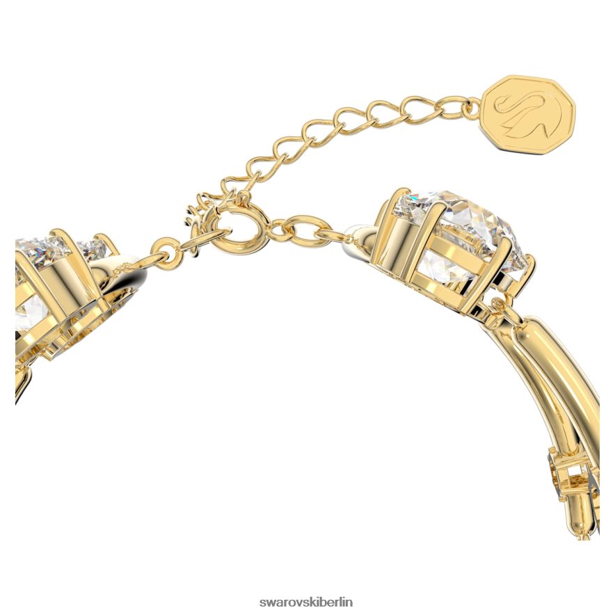 Swarovski Constella Doppelarmreif Rundschliff, weiß, vergoldet Schmuck HLT448625