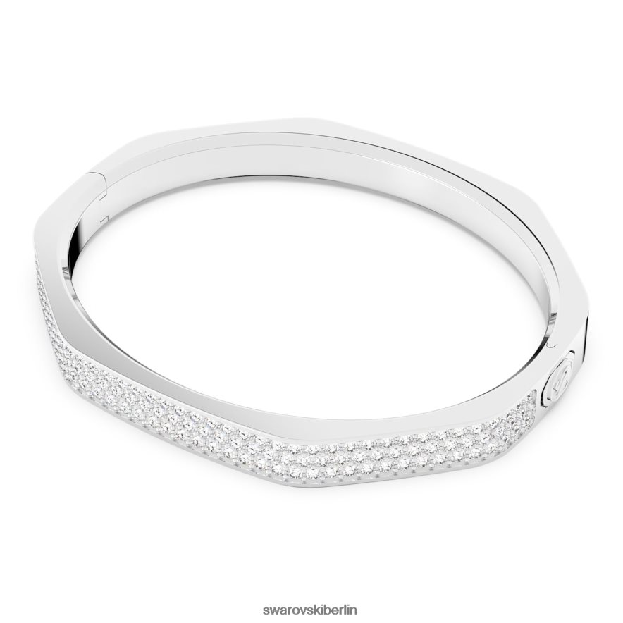 Swarovski Dextera-Armreif Achteckform, weiß, rhodiniert Schmuck HLT448598
