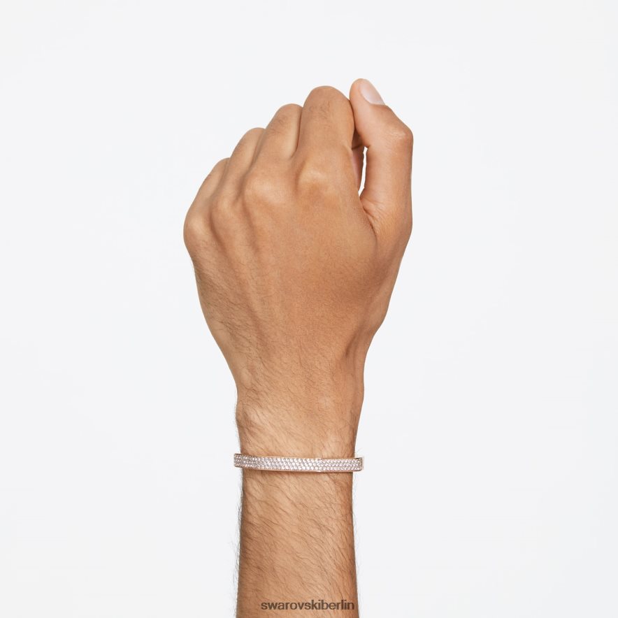 Swarovski Dextera-Armreif Achteckform, weiß, rosévergoldet Schmuck HLT448602