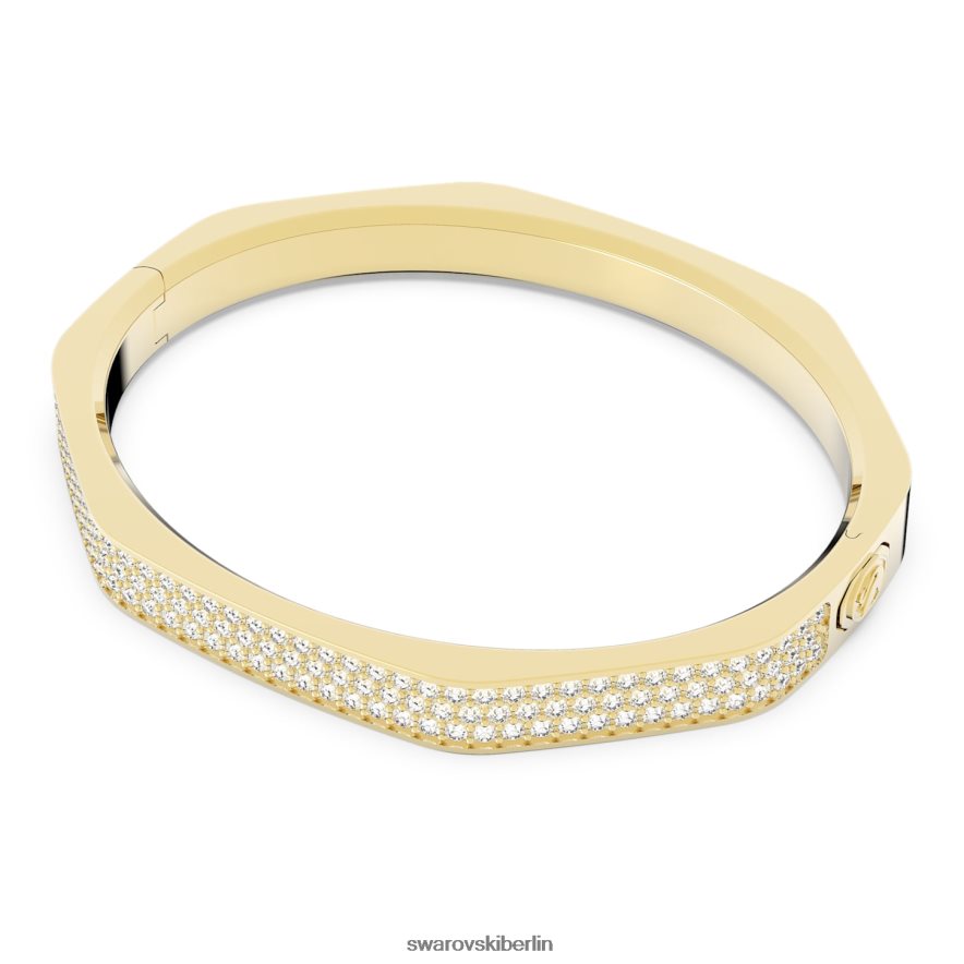 Swarovski Dextera-Armreif Achteckform, weiß, vergoldet Schmuck HLT448593