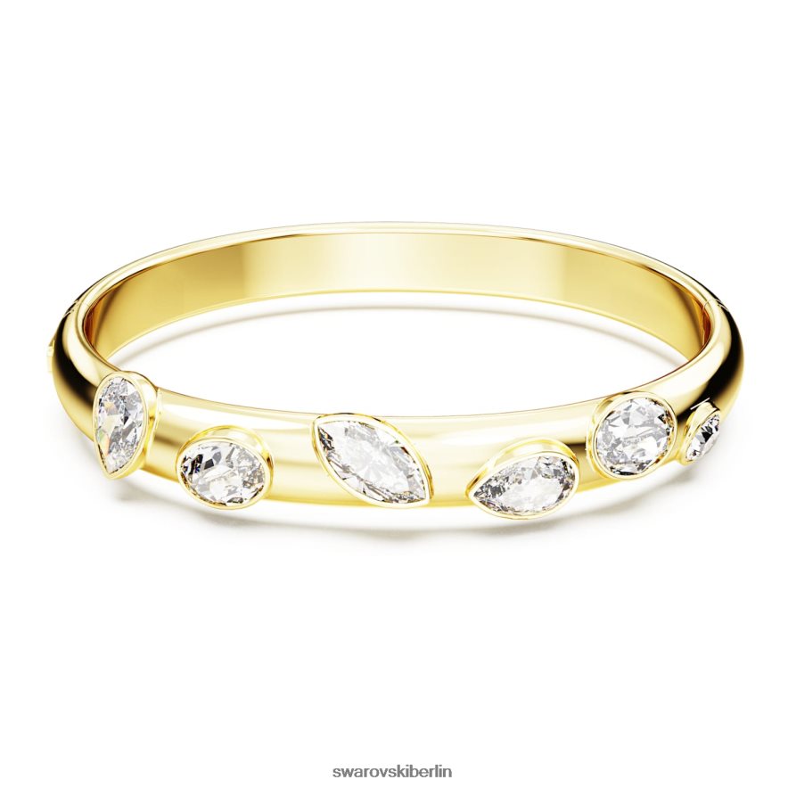 Swarovski Dextera-Armreif Mischschliffe, weiß, vergoldet Schmuck HLT448631