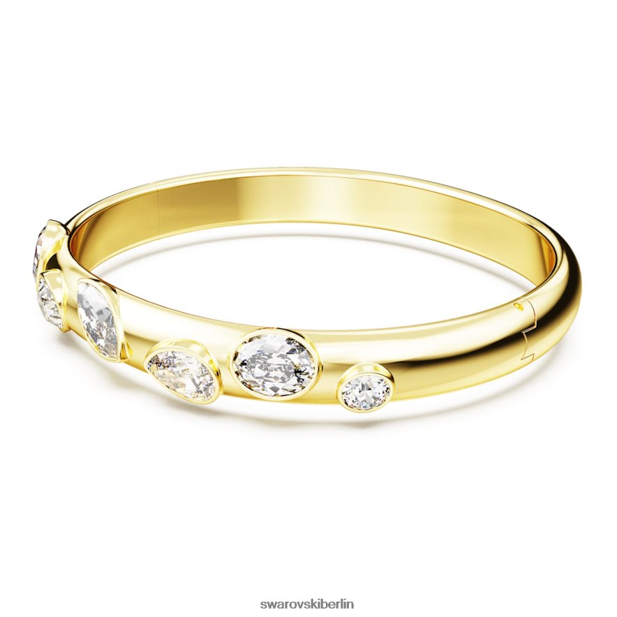 Swarovski Dextera-Armreif Mischschliffe, weiß, vergoldet Schmuck HLT448631