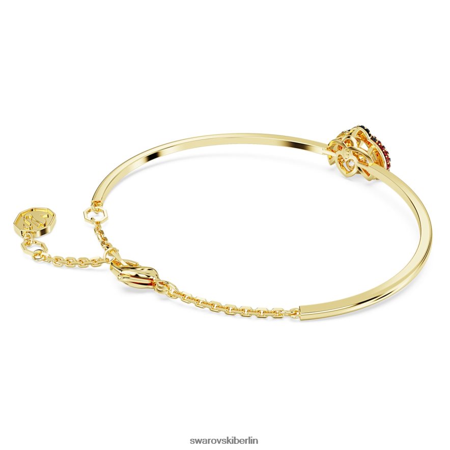 Swarovski Idylle-Armreif Marienkäfer, rot, vergoldet Schmuck HLT448645