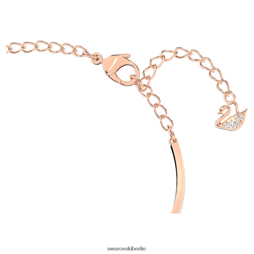 Swarovski Infinity-Armreif Unendlichkeit und Herz, weiß, Metallmix-Finish Schmuck HLT448499