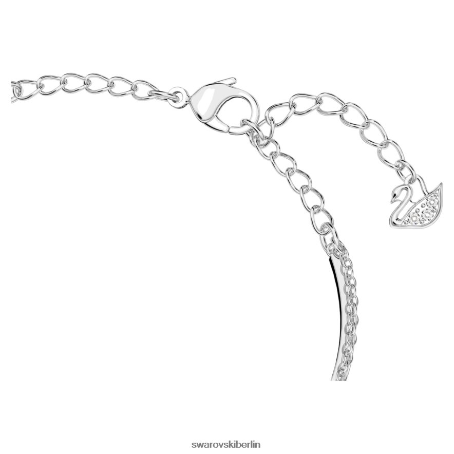 Swarovski Infinity-Armreif unendlich, weiß, rhodiniert Schmuck HLT448494