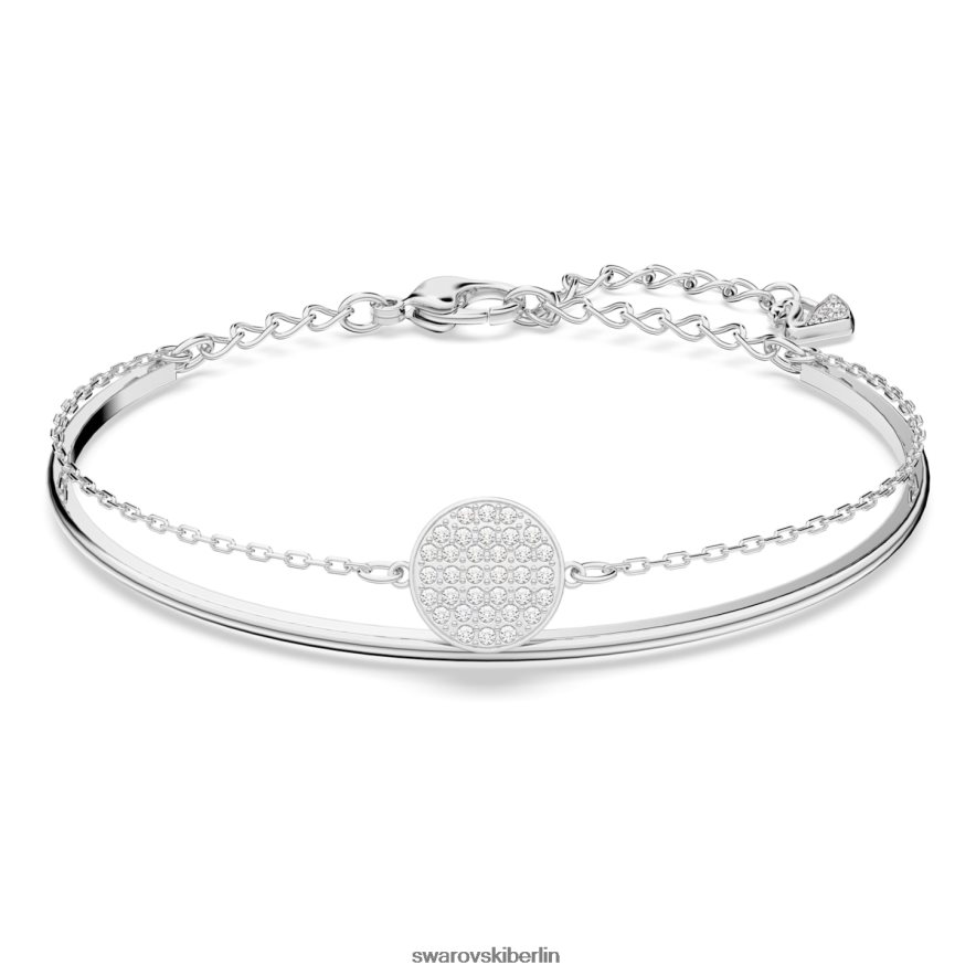 Swarovski Ingwer Armreif weiß, rhodiniert Schmuck HLT448601