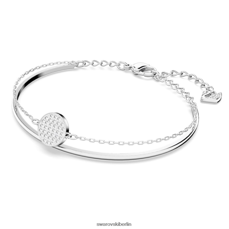 Swarovski Ingwer Armreif weiß, rhodiniert Schmuck HLT448601