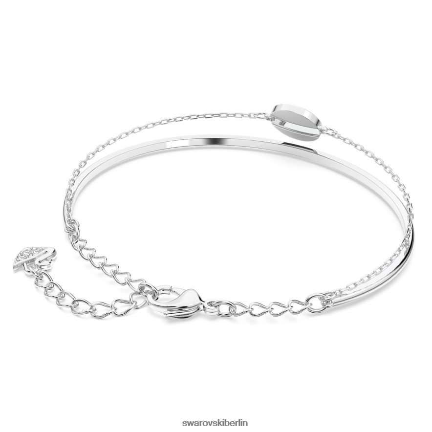 Swarovski Ingwer Armreif weiß, rhodiniert Schmuck HLT448601