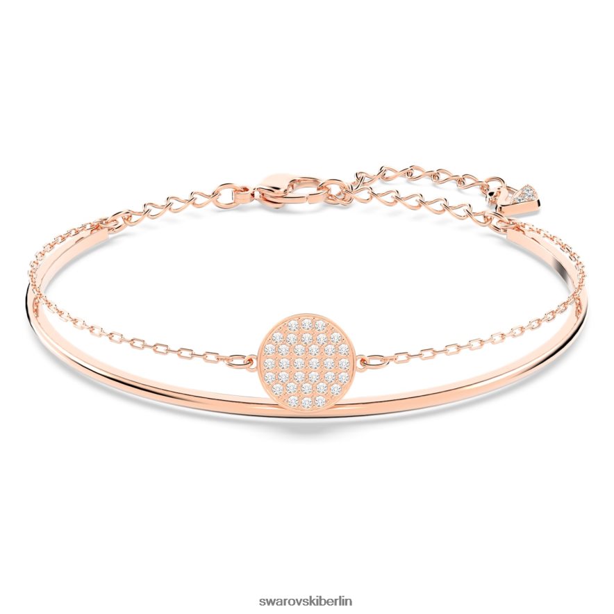 Swarovski Ingwer Armreif weiß, rosévergoldet Schmuck HLT448597