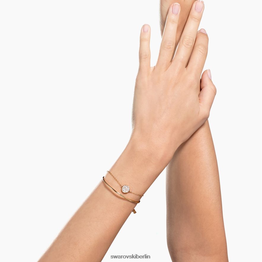 Swarovski Ingwer Armreif weiß, rosévergoldet Schmuck HLT448597
