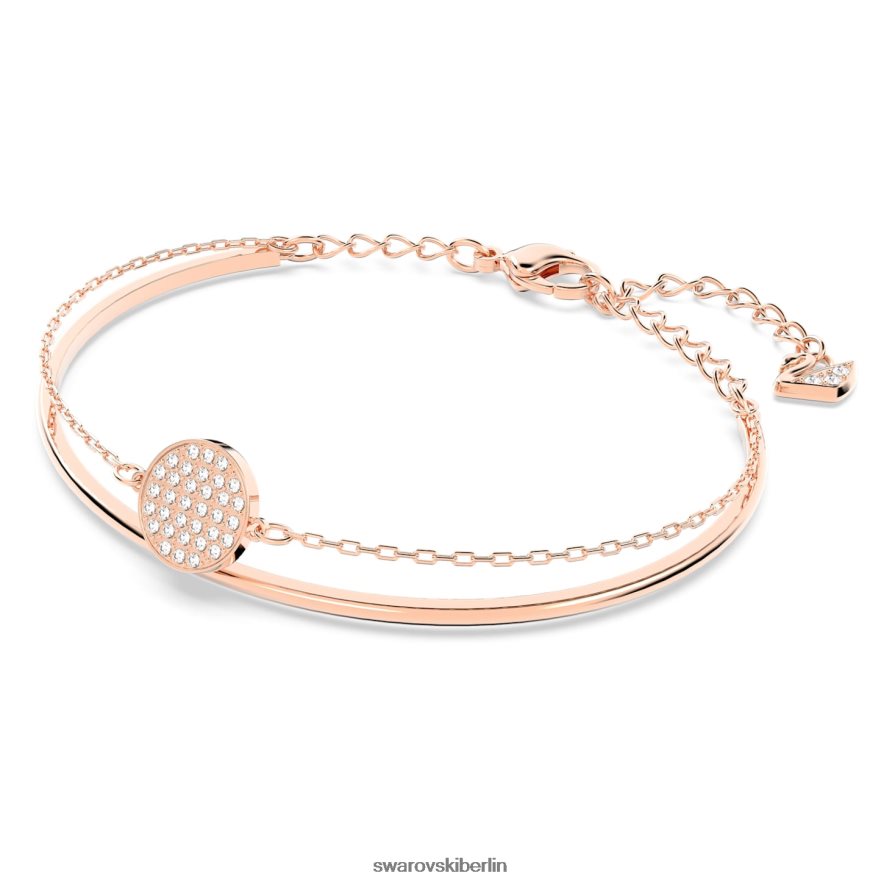 Swarovski Ingwer Armreif weiß, rosévergoldet Schmuck HLT448597