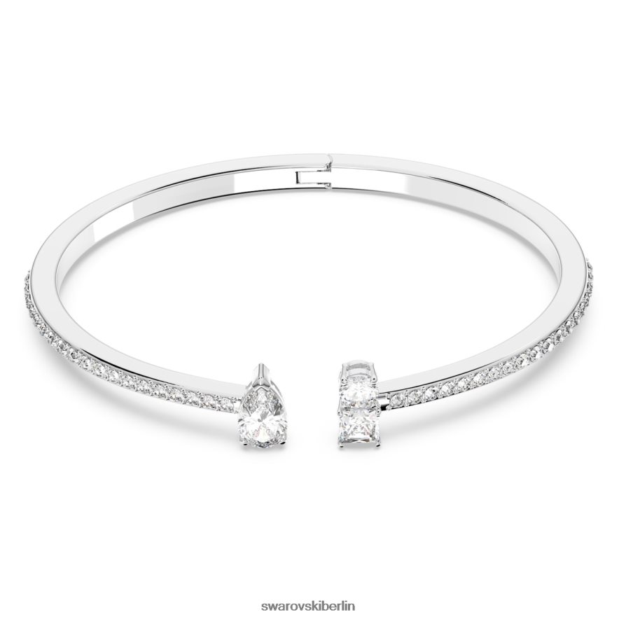 Swarovski Manschette anziehen Mischschliffe, weiß, rhodiniert Schmuck HLT448596