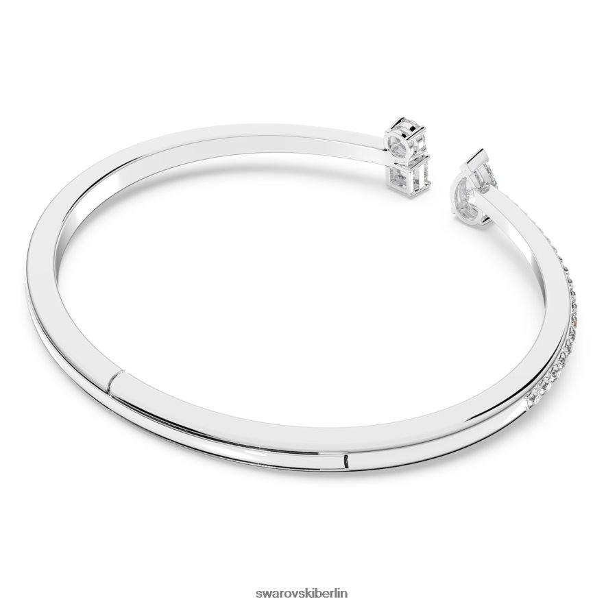 Swarovski Manschette anziehen Mischschliffe, weiß, rhodiniert Schmuck HLT448596