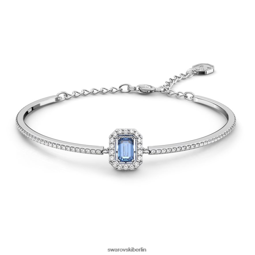 Swarovski Millennium-Armreif Achteckschliff, Pavé, blau, rhodiniert Schmuck HLT448500