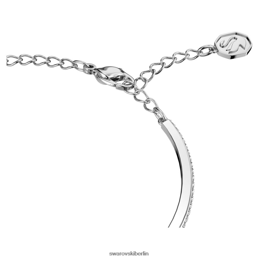 Swarovski Millennium-Armreif Achteckschliff, Pavé, blau, rhodiniert Schmuck HLT448500