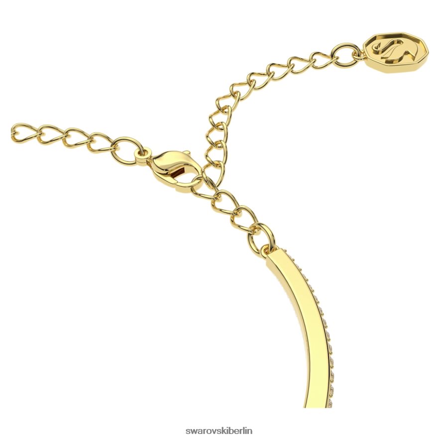 Swarovski Millennium-Armreif Achteckschliff, Pavé, gelb, vergoldet Schmuck HLT448489