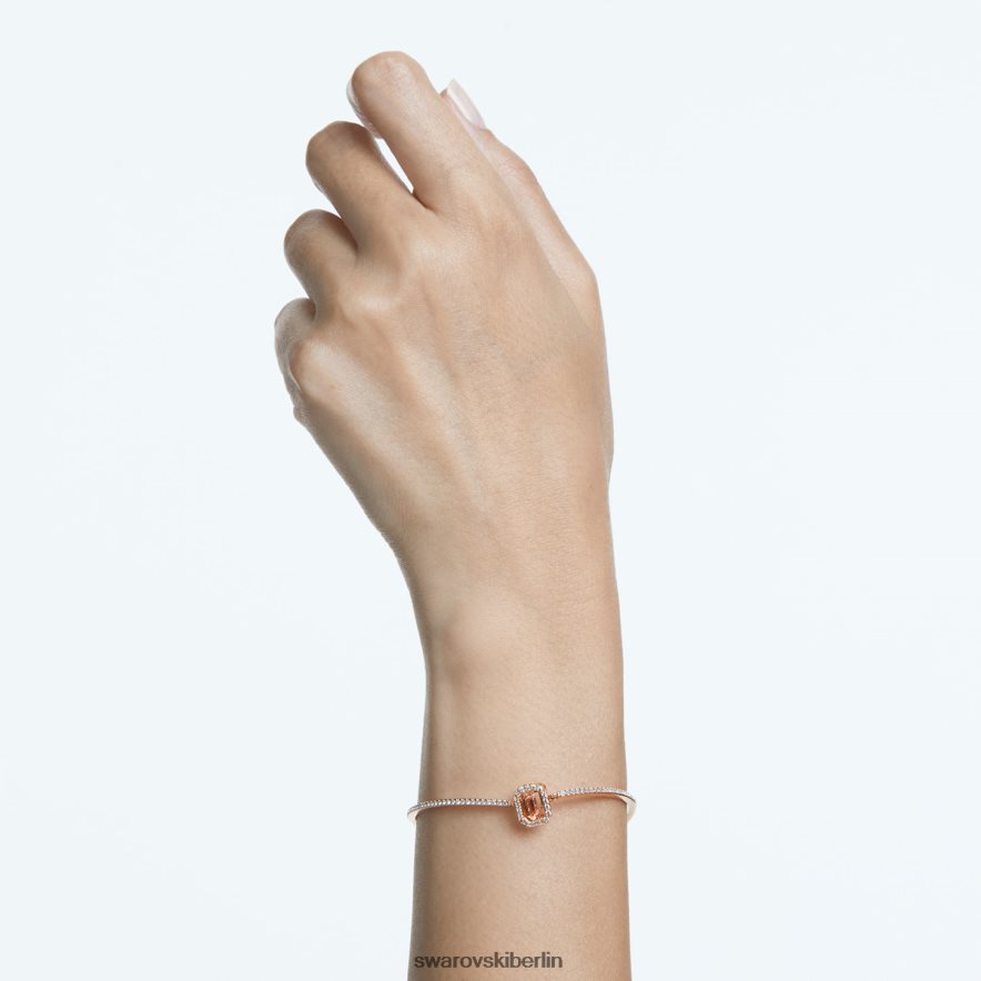 Swarovski Millennium-Armreif Achteckschliff, Pavé, rosa, rosévergoldet Schmuck HLT448503
