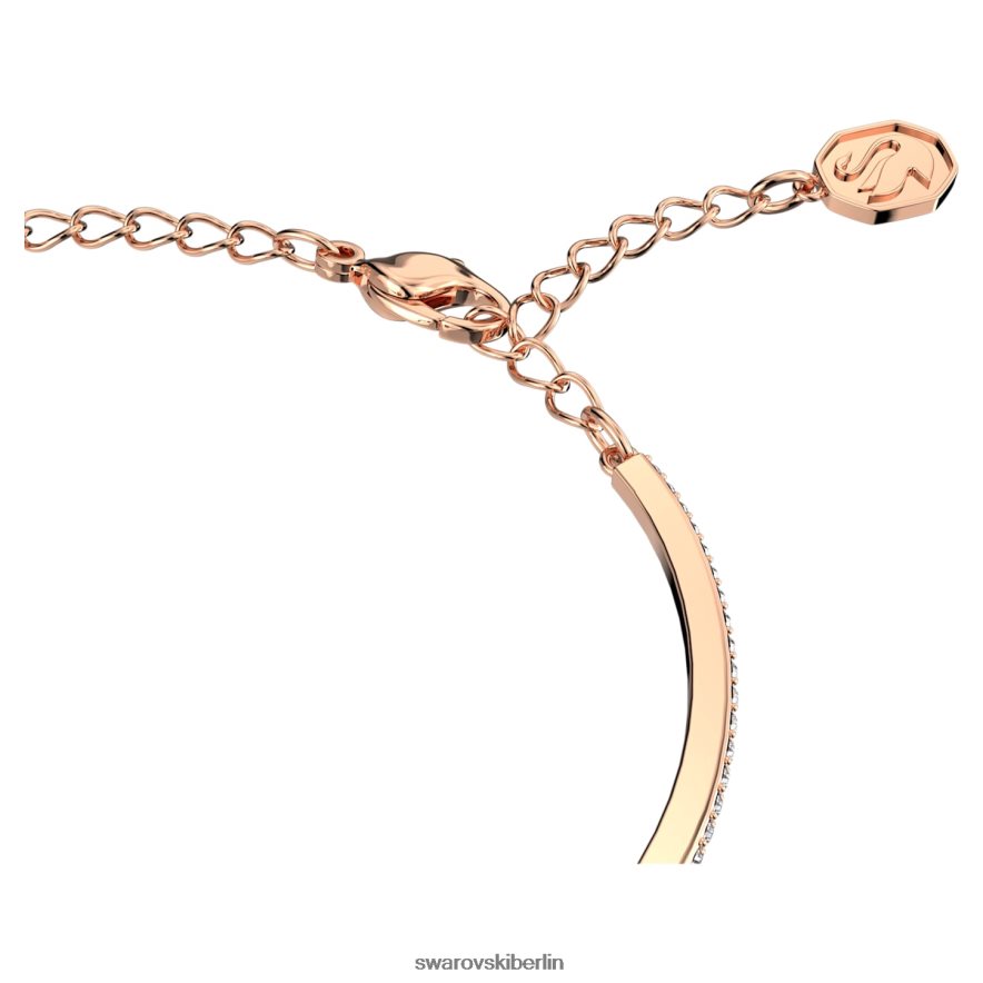 Swarovski Millennium-Armreif Achteckschliff, Pavé, rosa, rosévergoldet Schmuck HLT448503