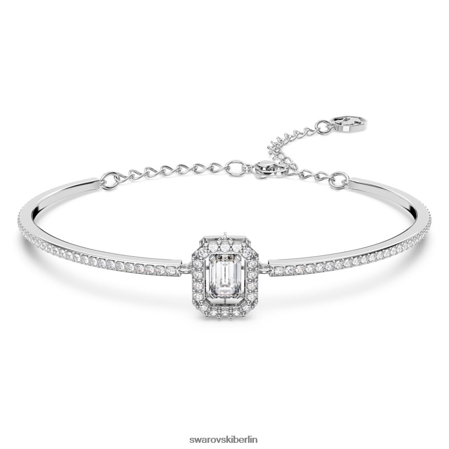 Swarovski Millennium-Armreif Achteckschliff, Pavé, weiß, rhodiniert Schmuck HLT448484