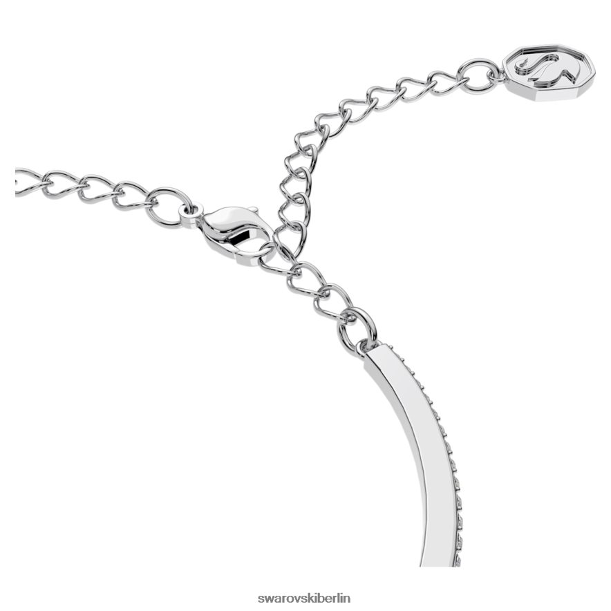 Swarovski Millennium-Armreif Achteckschliff, Pavé, weiß, rhodiniert Schmuck HLT448484