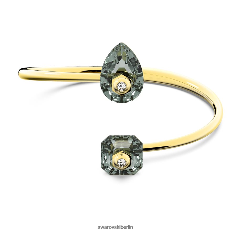 Swarovski Numina-Armreif Mischschliffe, grau, vergoldet Schmuck HLT448603