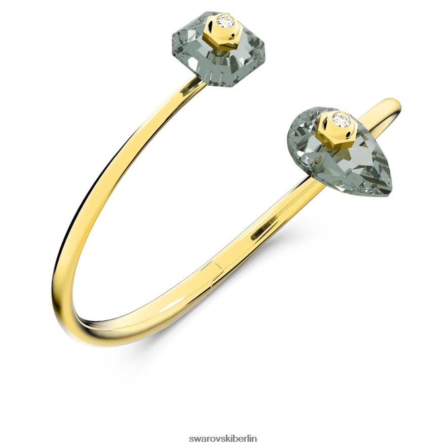 Swarovski Numina-Armreif Mischschliffe, grau, vergoldet Schmuck HLT448603