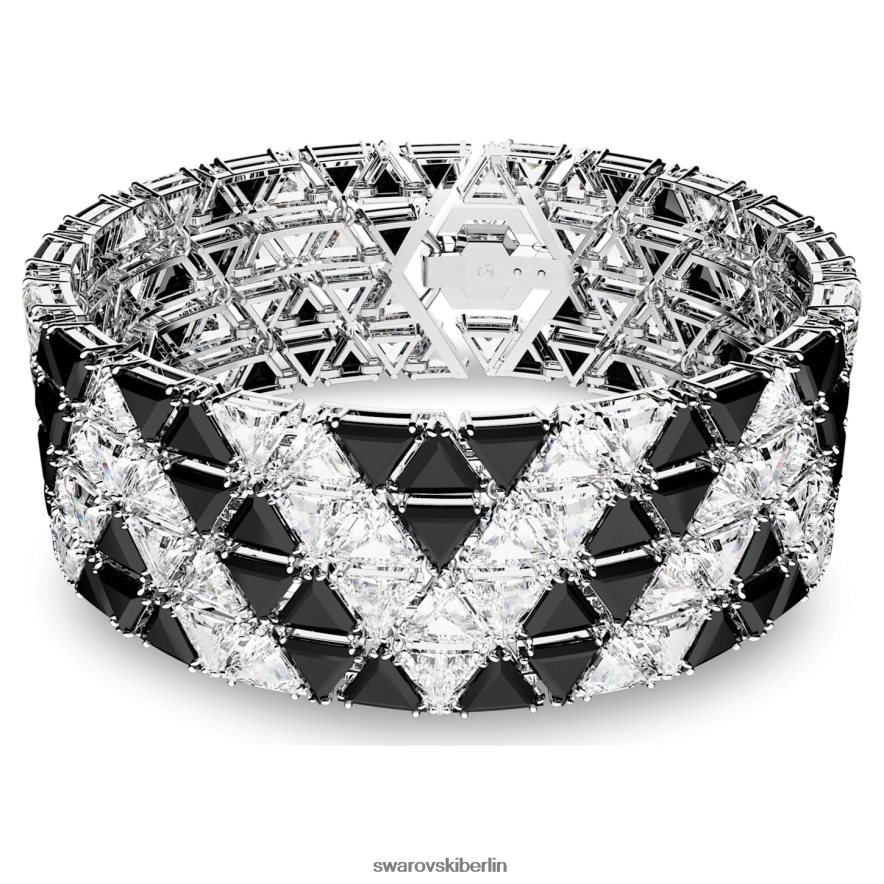 Swarovski Ortyx-Manschette Dreiecksschliff, schwarz, rhodiniert Schmuck HLT448609