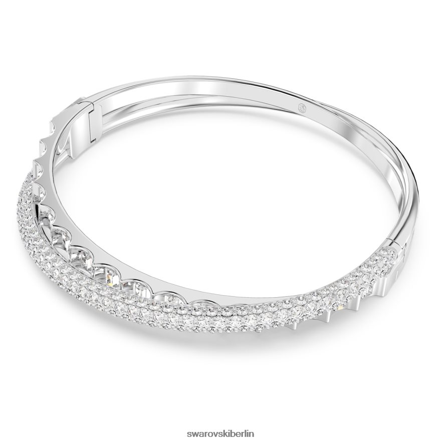 Swarovski Rota-Armreif Mischschliffe, weiß, rhodiniert Schmuck HLT448610