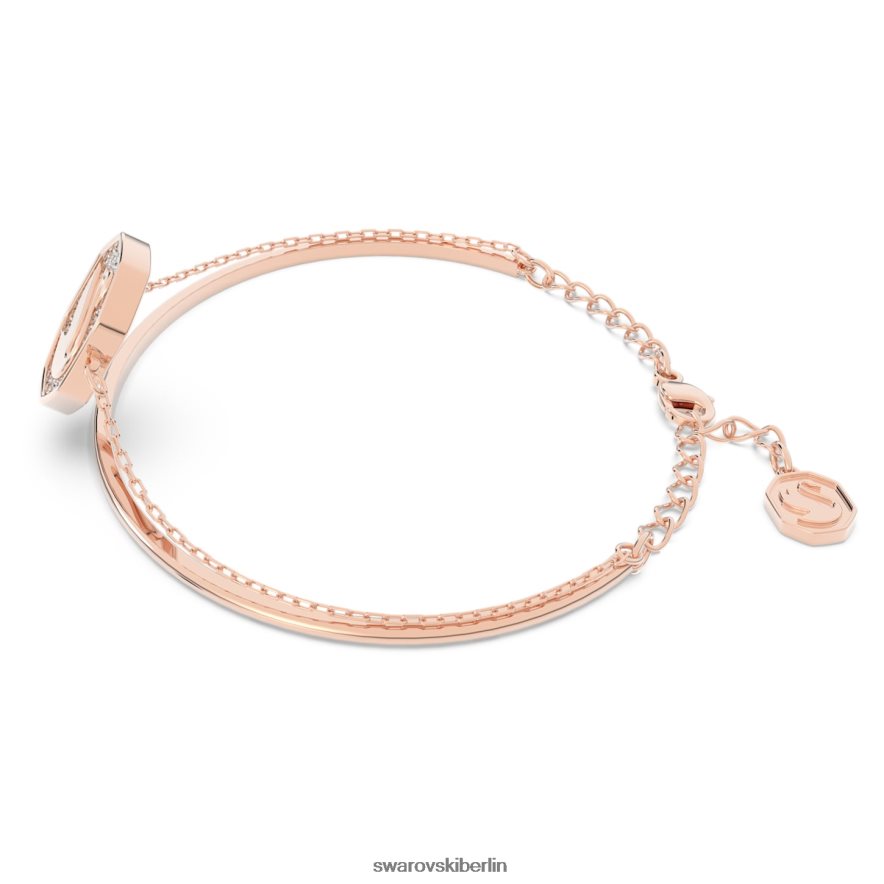 Swarovski Signum-Armreif Schwan, weiß, rosévergoldet Schmuck HLT448639