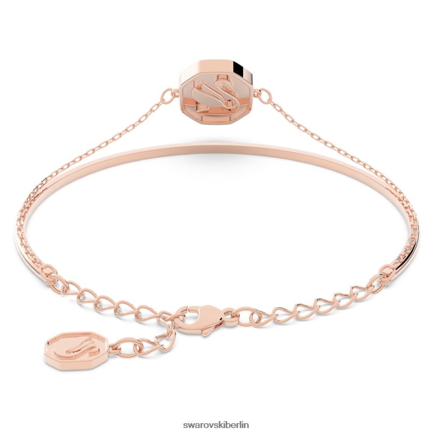 Swarovski Signum-Armreif Schwan, weiß, rosévergoldet Schmuck HLT448639