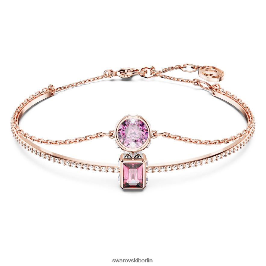 Swarovski Stilla Armreif Mischschliffe, rosa, rosévergoldet Schmuck HLT448634