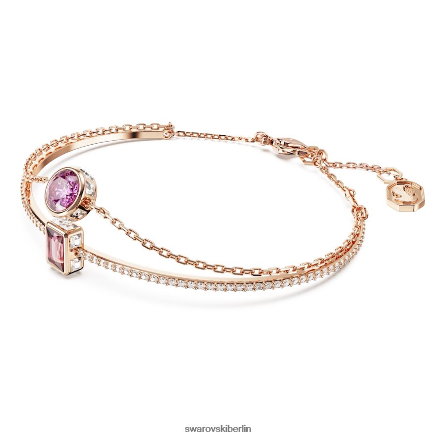 Swarovski Stilla Armreif Mischschliffe, rosa, rosévergoldet Schmuck HLT448634