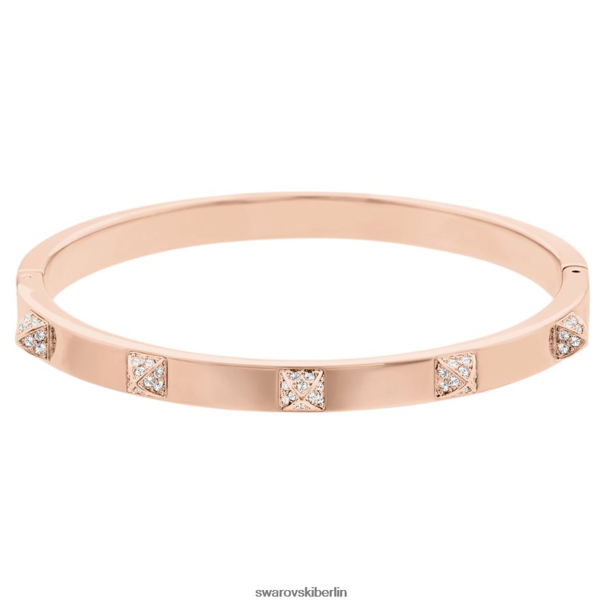 Swarovski Taktik-Armreif weiß, roségoldfarbenes Finish Schmuck HLT448594
