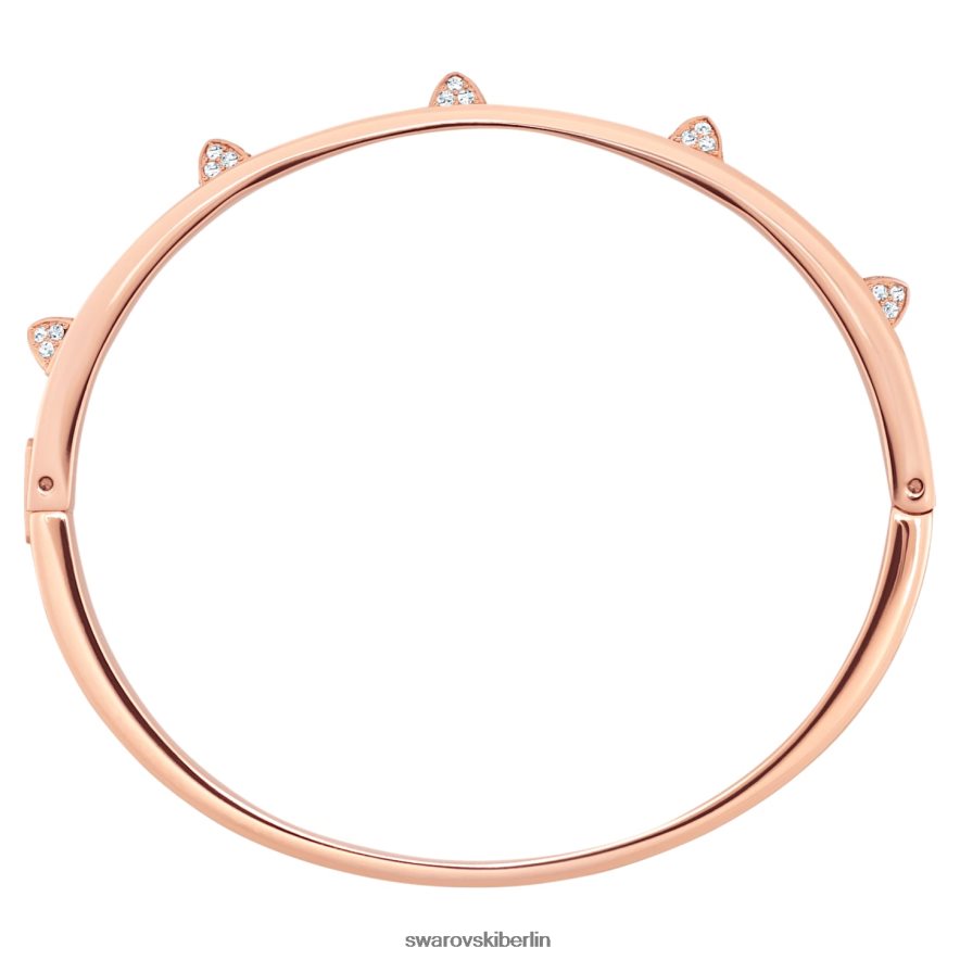 Swarovski Taktik-Armreif weiß, roségoldfarbenes Finish Schmuck HLT448594