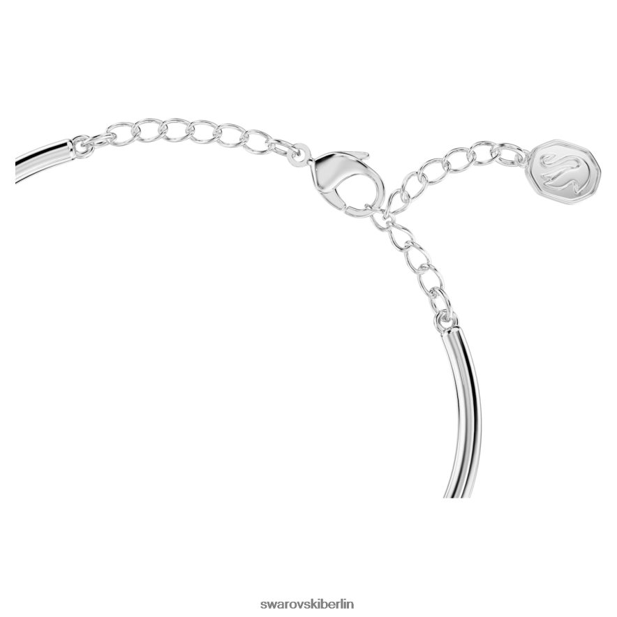 Swarovski Volta-Armreif Schleife, weiß, rhodiniert Schmuck HLT448505
