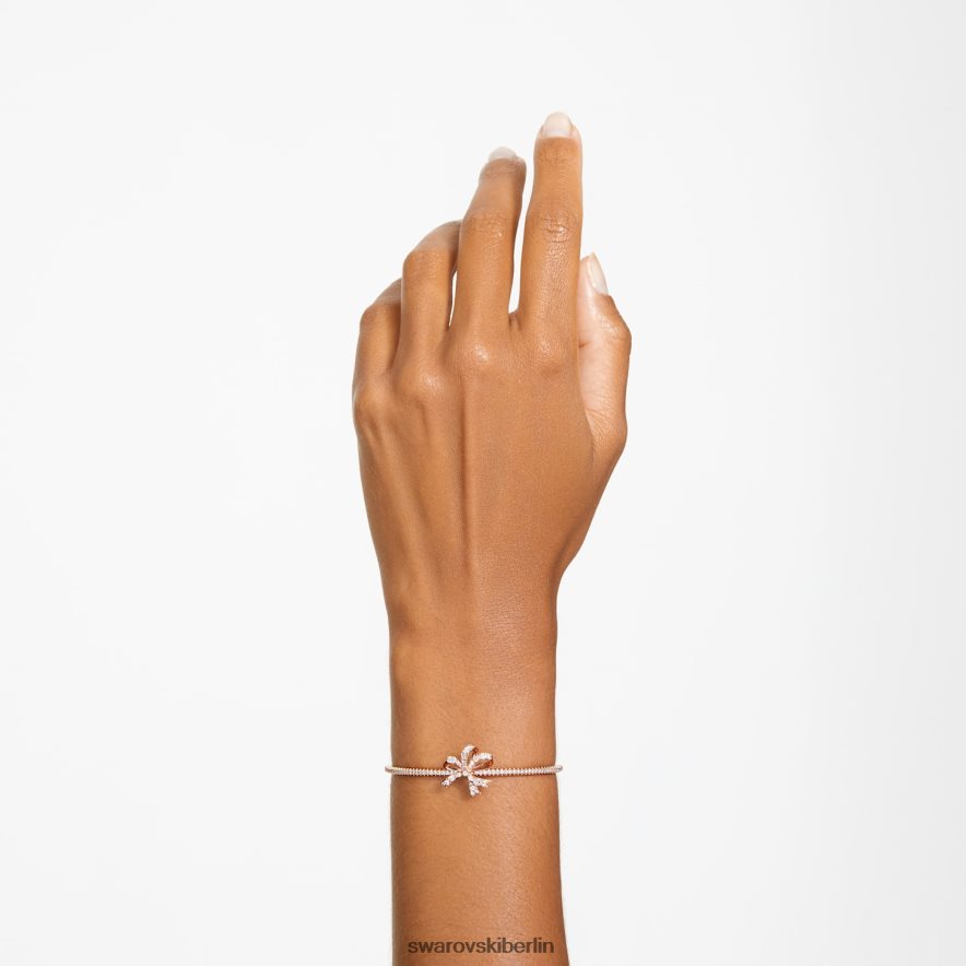 Swarovski Volta-Armreif Schleife, weiß, rosévergoldet Schmuck HLT448510