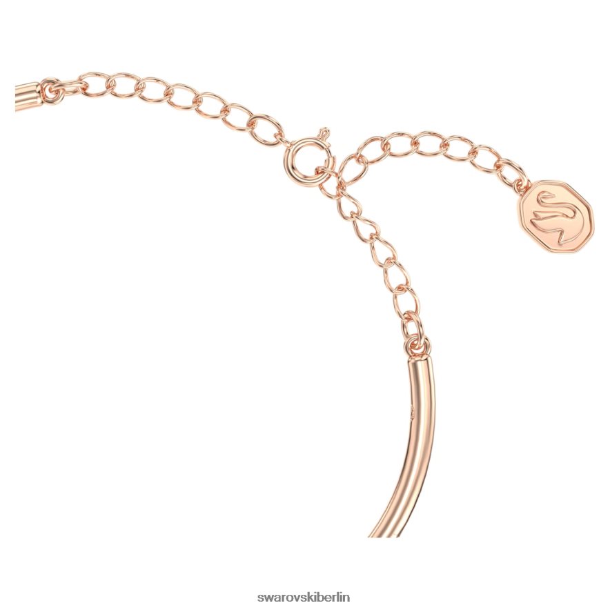 Swarovski Volta-Armreif Schleife, weiß, rosévergoldet Schmuck HLT448510