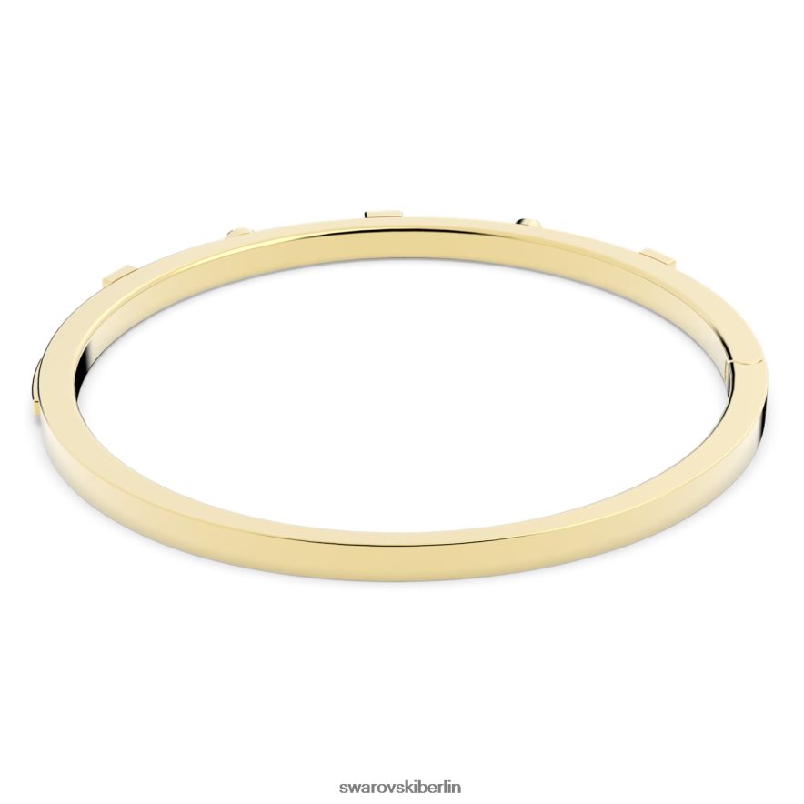 Swarovski aufregender Armreif Mischschliffe, weiß, vergoldet Schmuck HLT448627