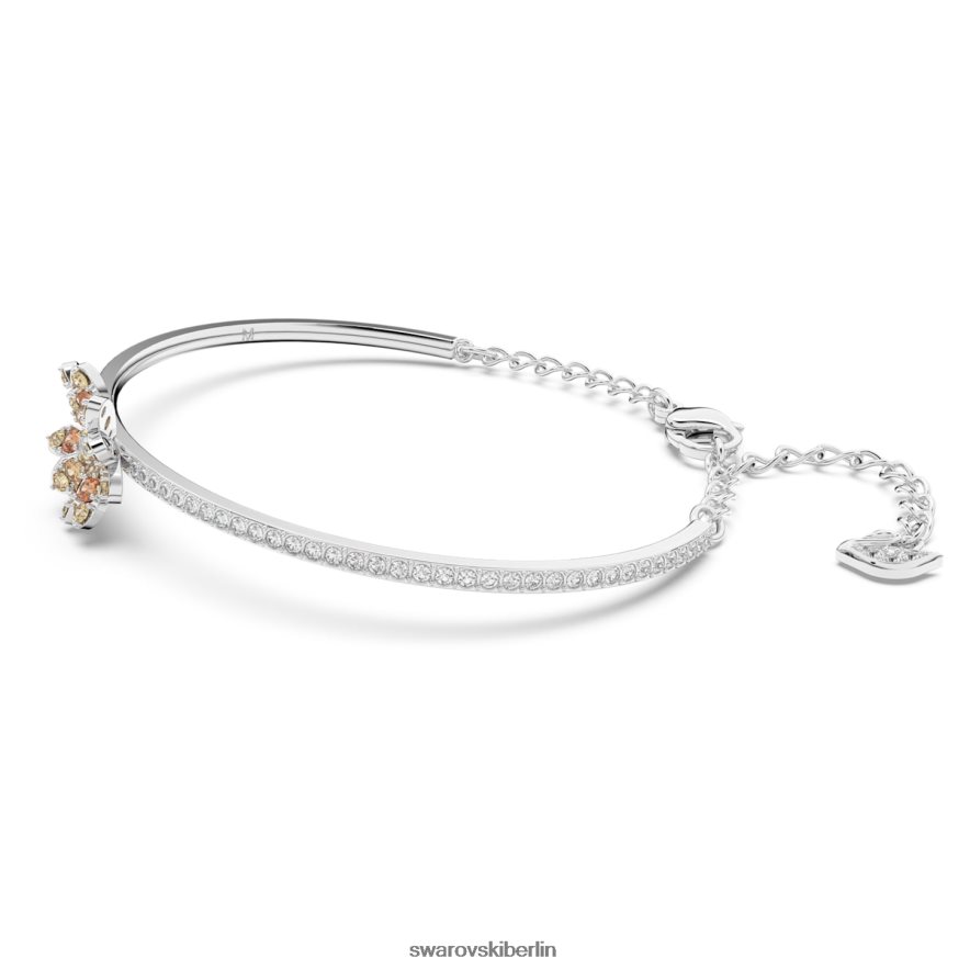 Swarovski ewiger Blumenarmreif Blume, mehrfarbig, gemischte Metalloberfläche Schmuck HLT448629